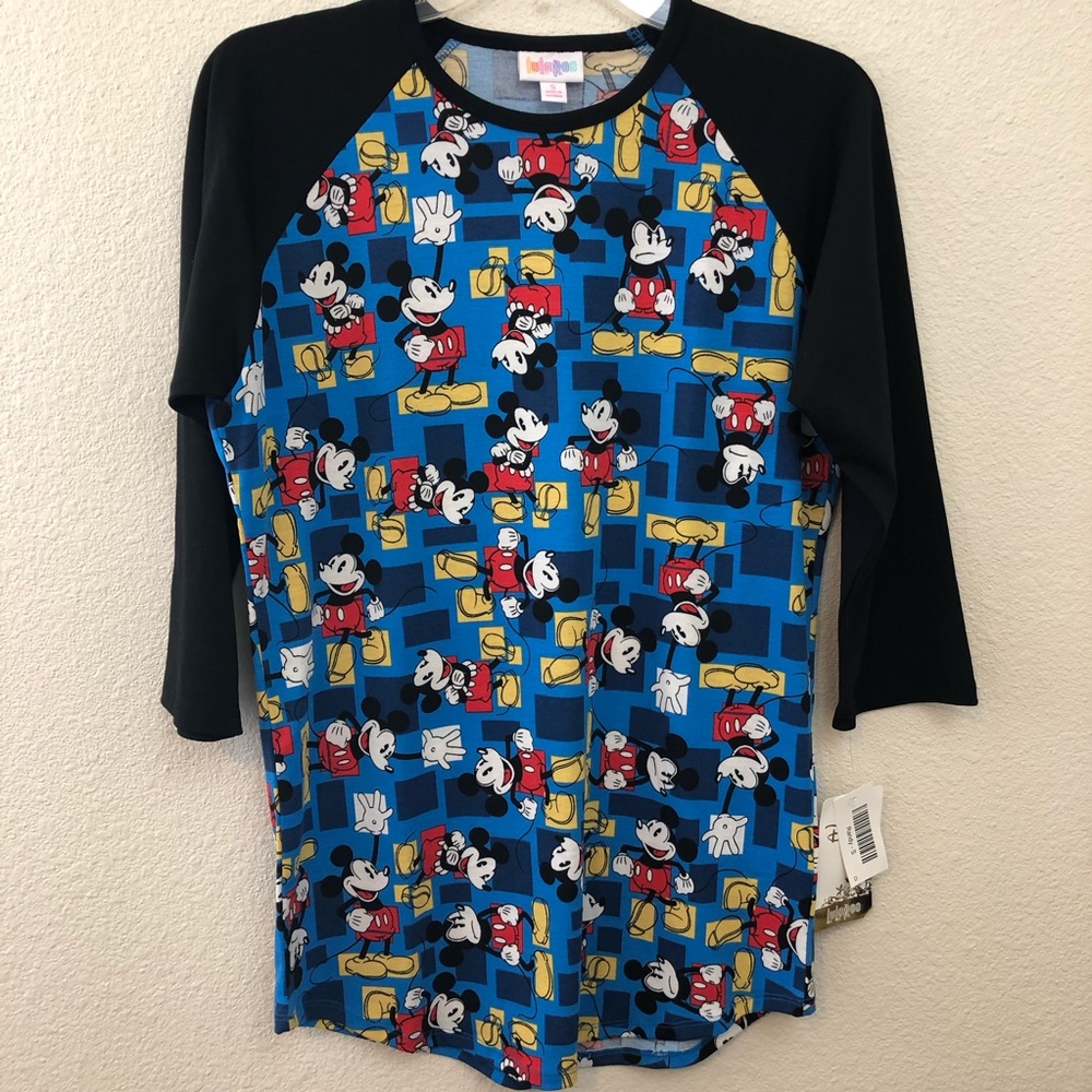 NWT Randy Unisex Mickey Mouse Baseball Tee